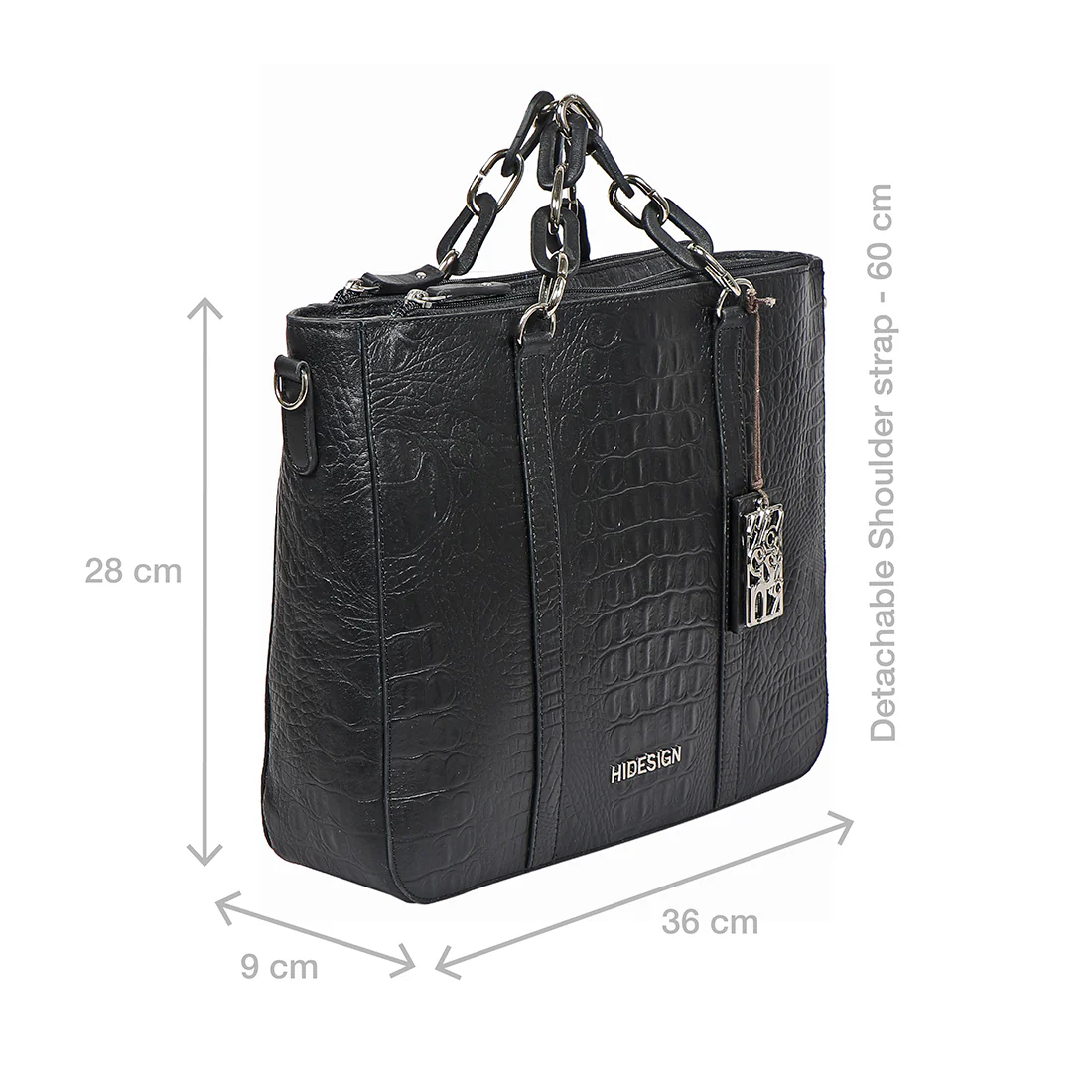 Martini 03 Black Leather Crossbody - Image 3