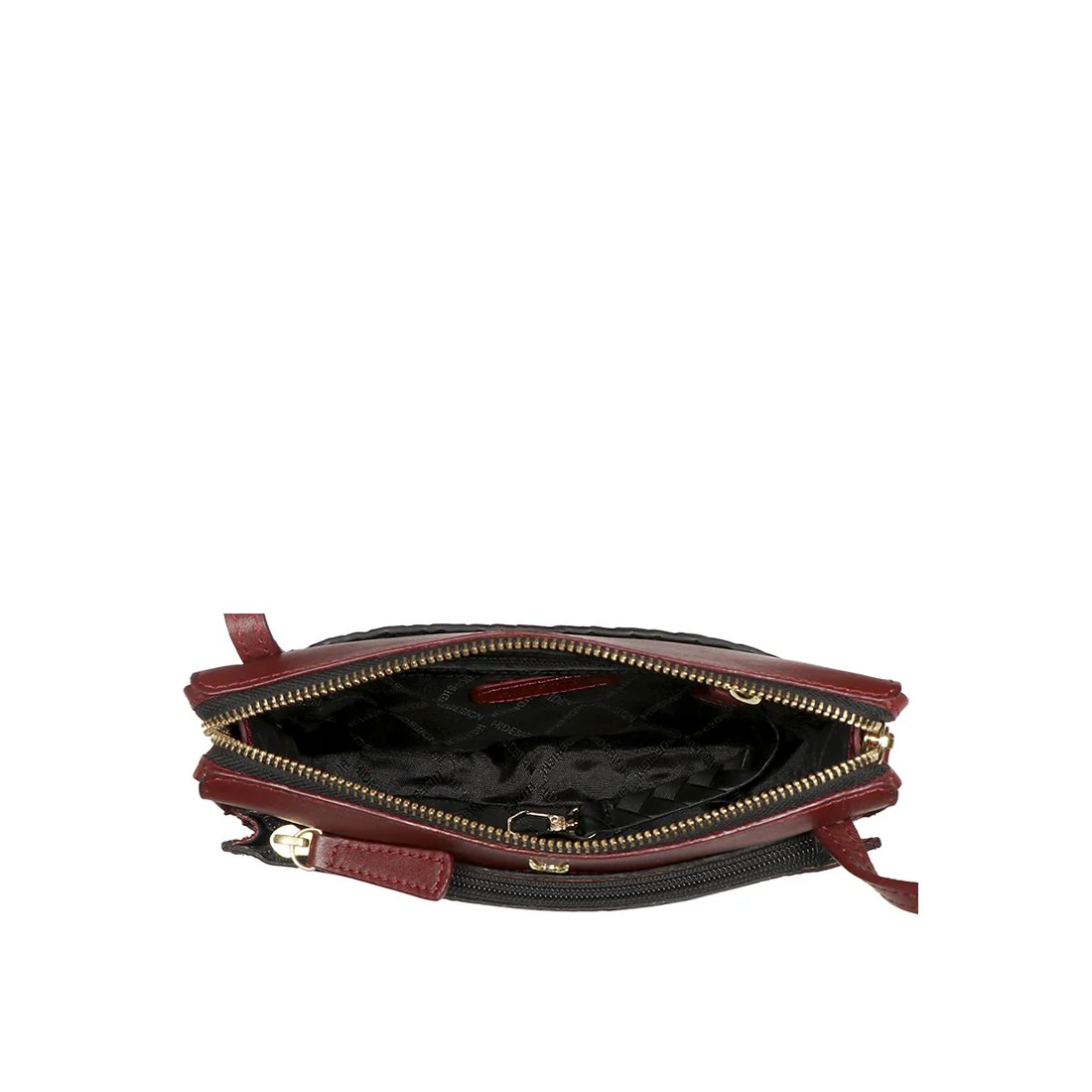 Marty W2 Black Leather Sling Wallet - Image 4