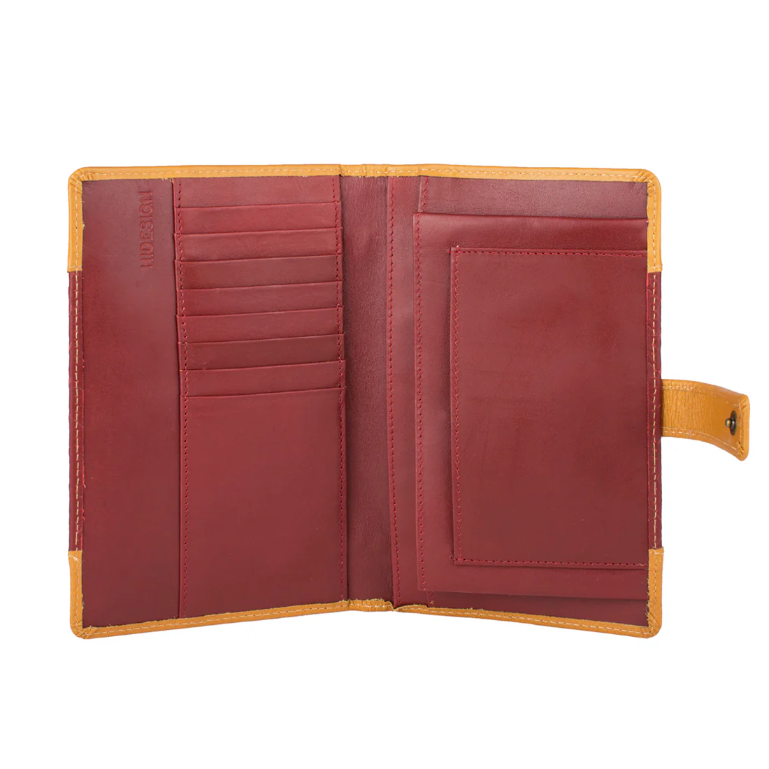 Marty W3 Rf Red Leather Passport Holder - Image 2