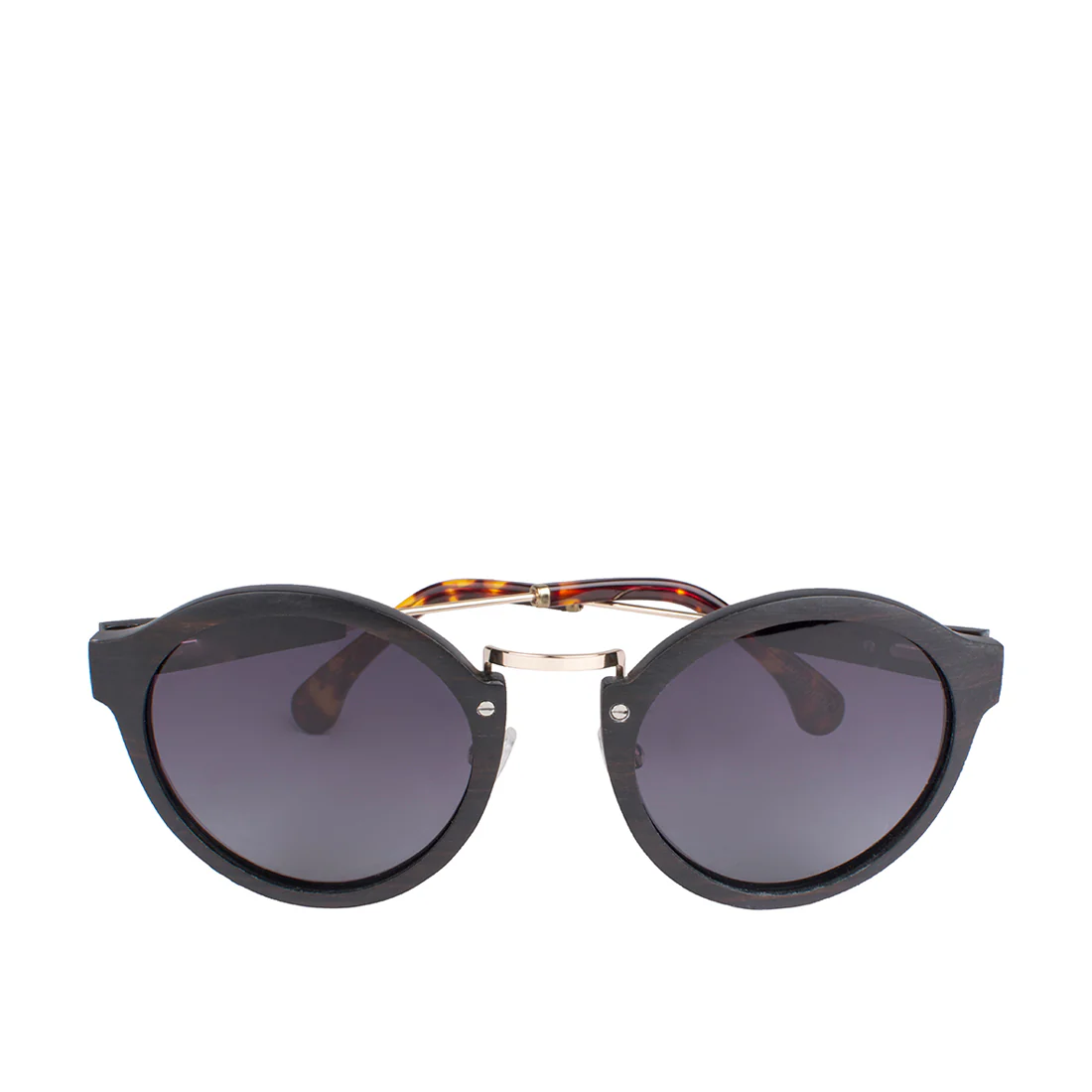 Masai-Wb187E Women's Black Round Sunglasses - Image 3