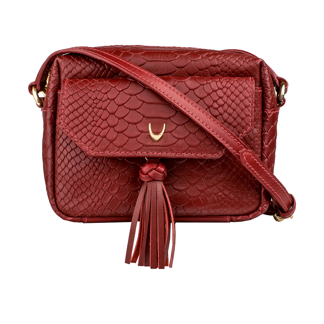 Mb Ellie Marsala Leather Mini Bag