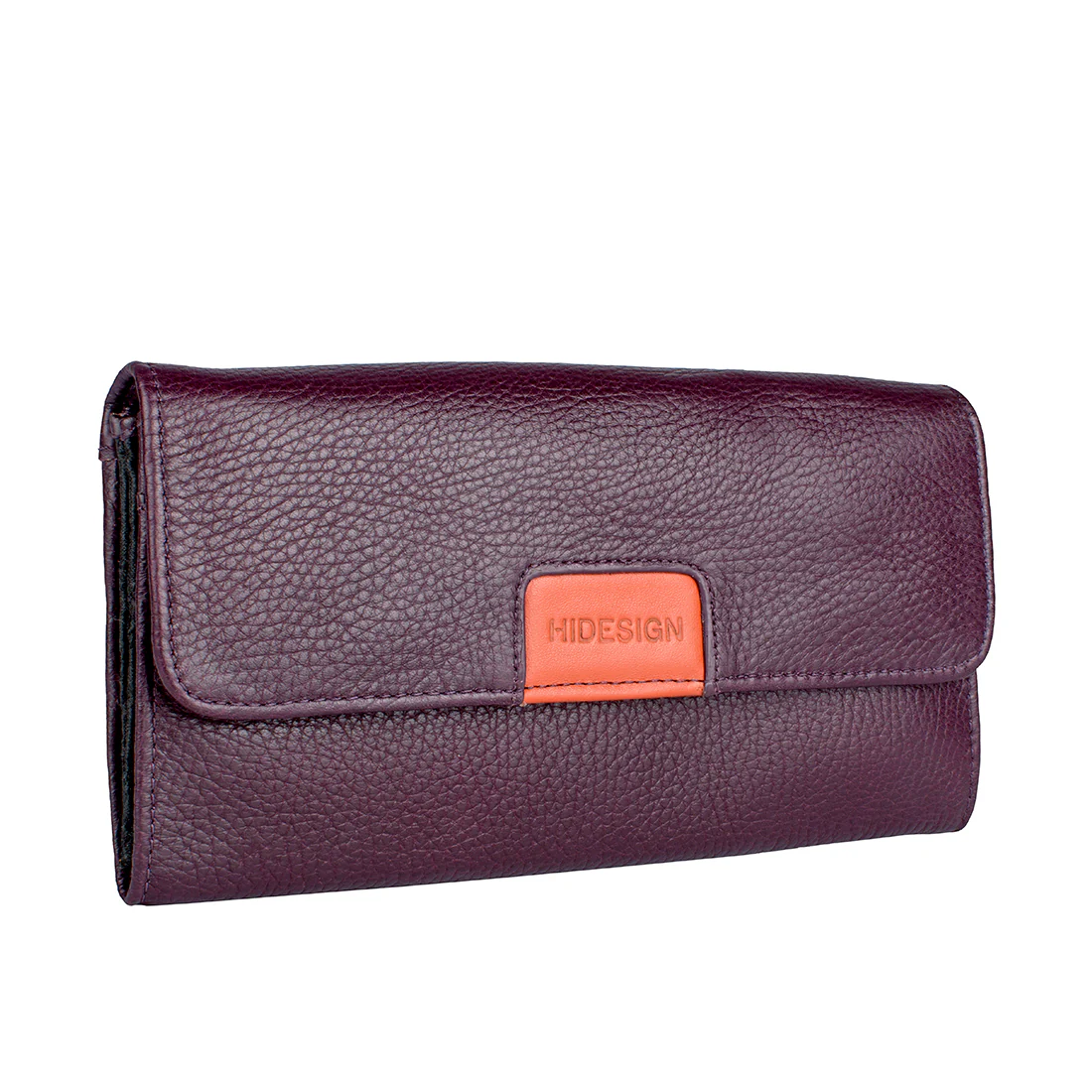 Meghan W1  Purple Leather Clutch Wallet - Image 3