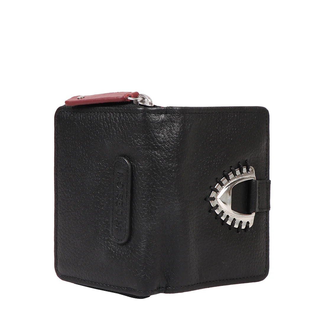 Mendoza W3 Black Leather Pocket Wallet - Image 6
