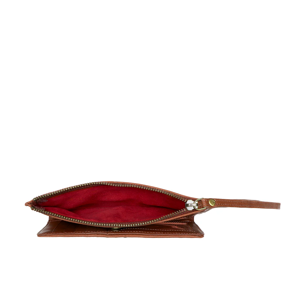 Metal W3 Tan Leather Bi-Fold Wallet - Image 5