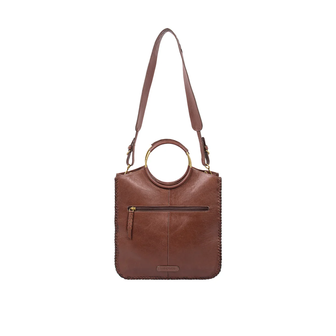 Mimosa 01 Brown Leather Satchel - Image 4