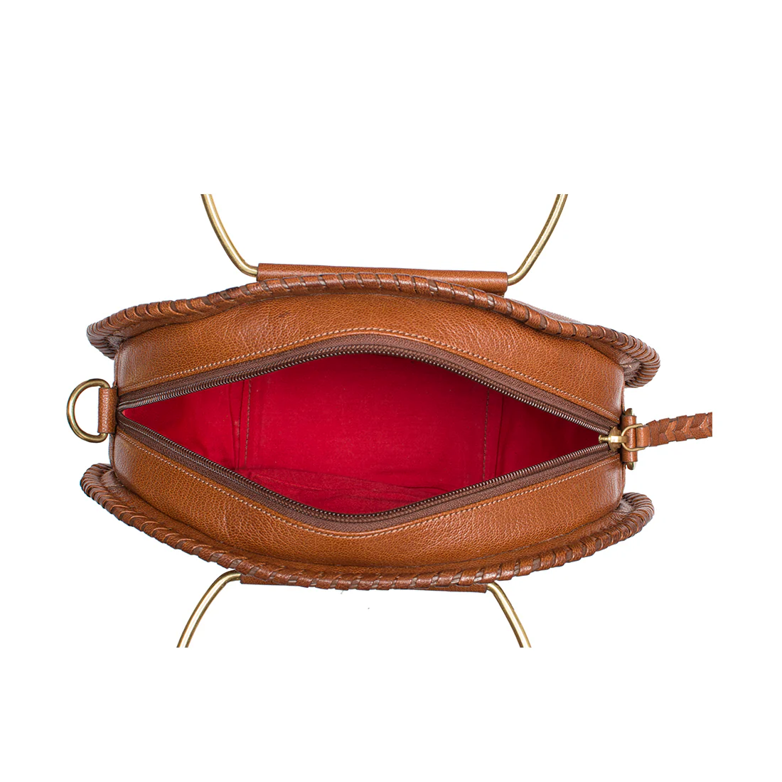 Mimosa 02 Tan Leather Satchel - Image 4