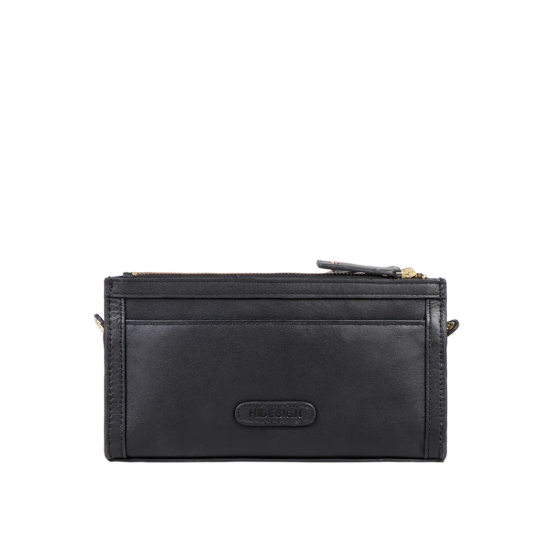 Minerva 01 Black Leather Sling Bag - Image 3