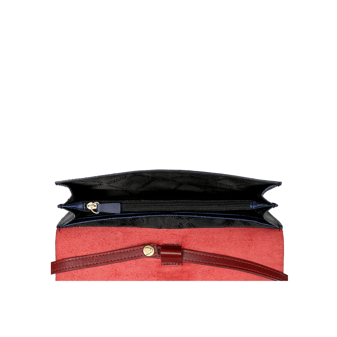 Motor W1  Blue Leather Sling Wallet - Image 3