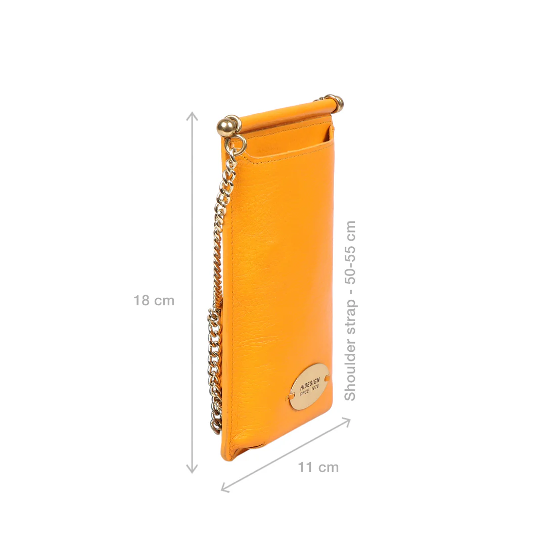 Mykonos Yellow Leather Sling Bag - Image 3