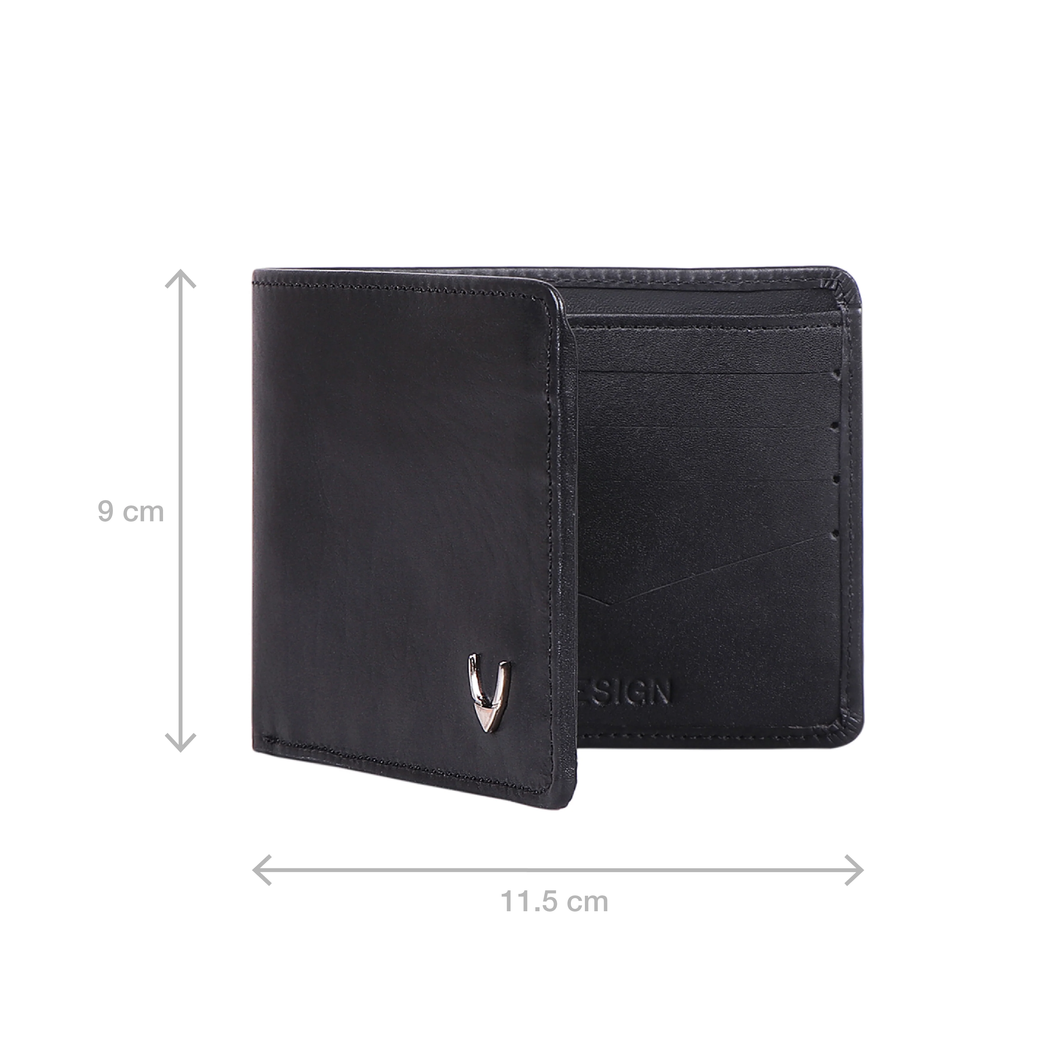 Namibia Sb Black Leather Bi-Fold Wallet - Image 8