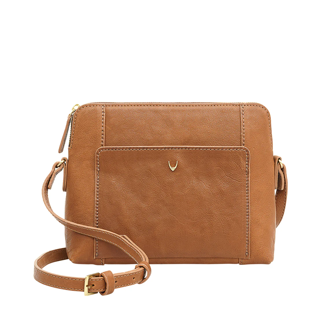 Navigli 02 Tan Leather Sling Bag - Image 2