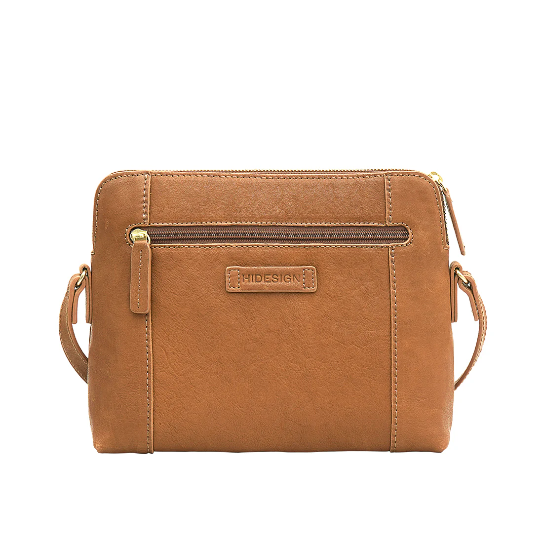 Navigli 02 Tan Leather Sling Bag - Image 4