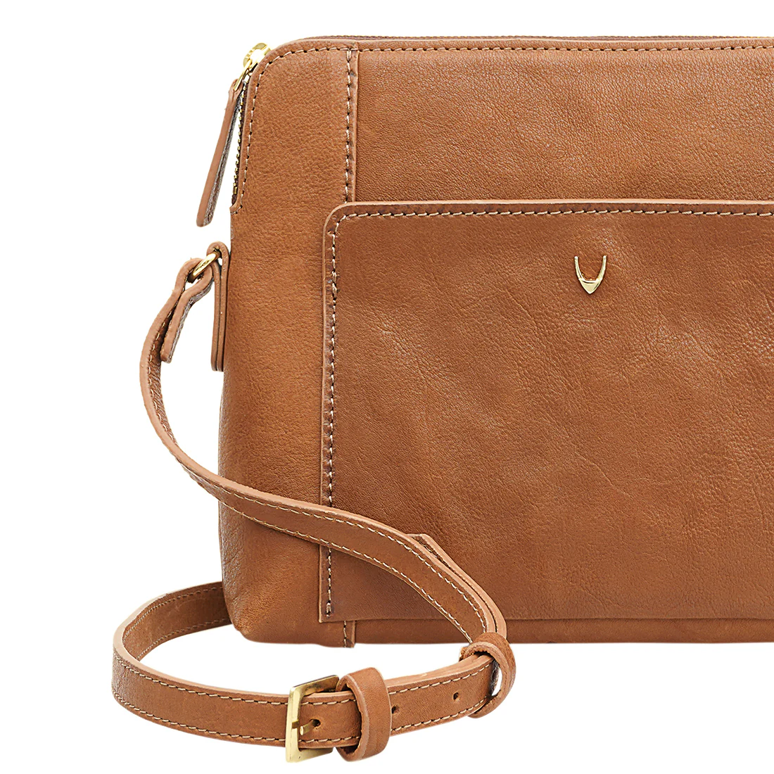 Navigli 02 Tan Leather Sling Bag - Image 5