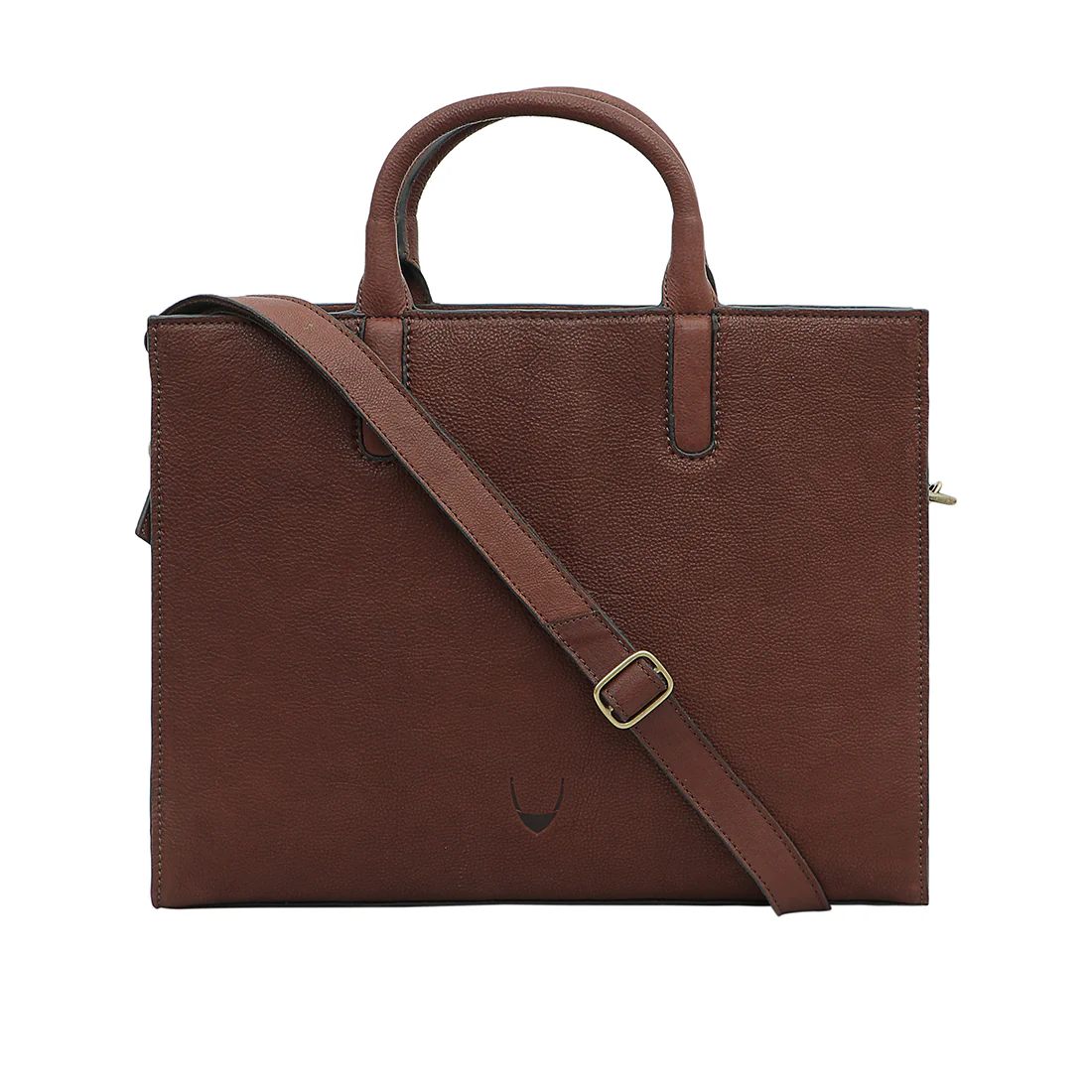 Navigli 03 Medium Brown Leather Laptop Bag