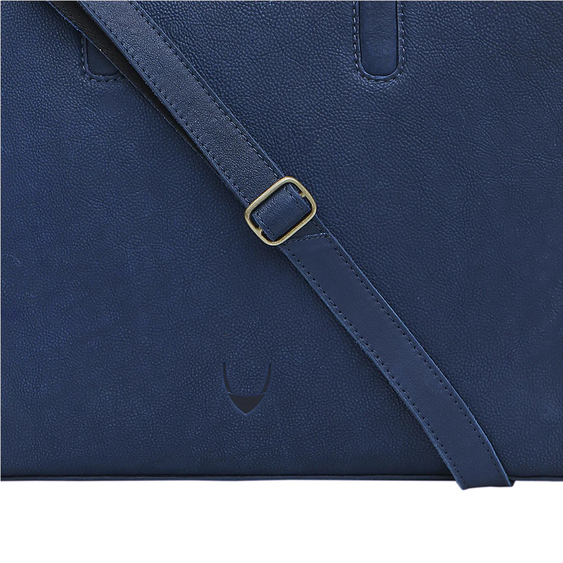 Navigli 03 Blue Leather  Laptop Bag - Image 5