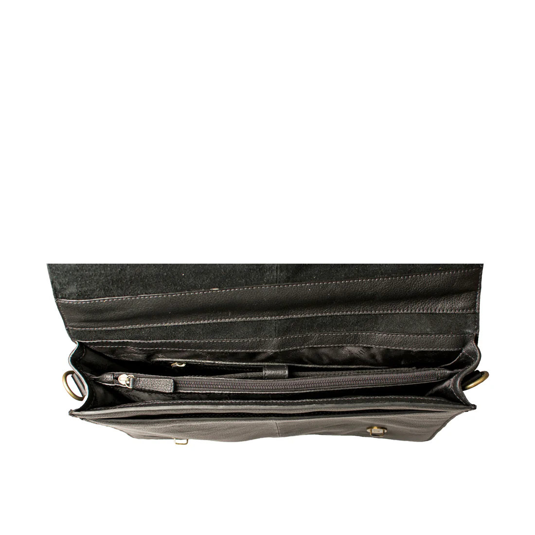 Neil Black Leather  Briefcase - Image 5