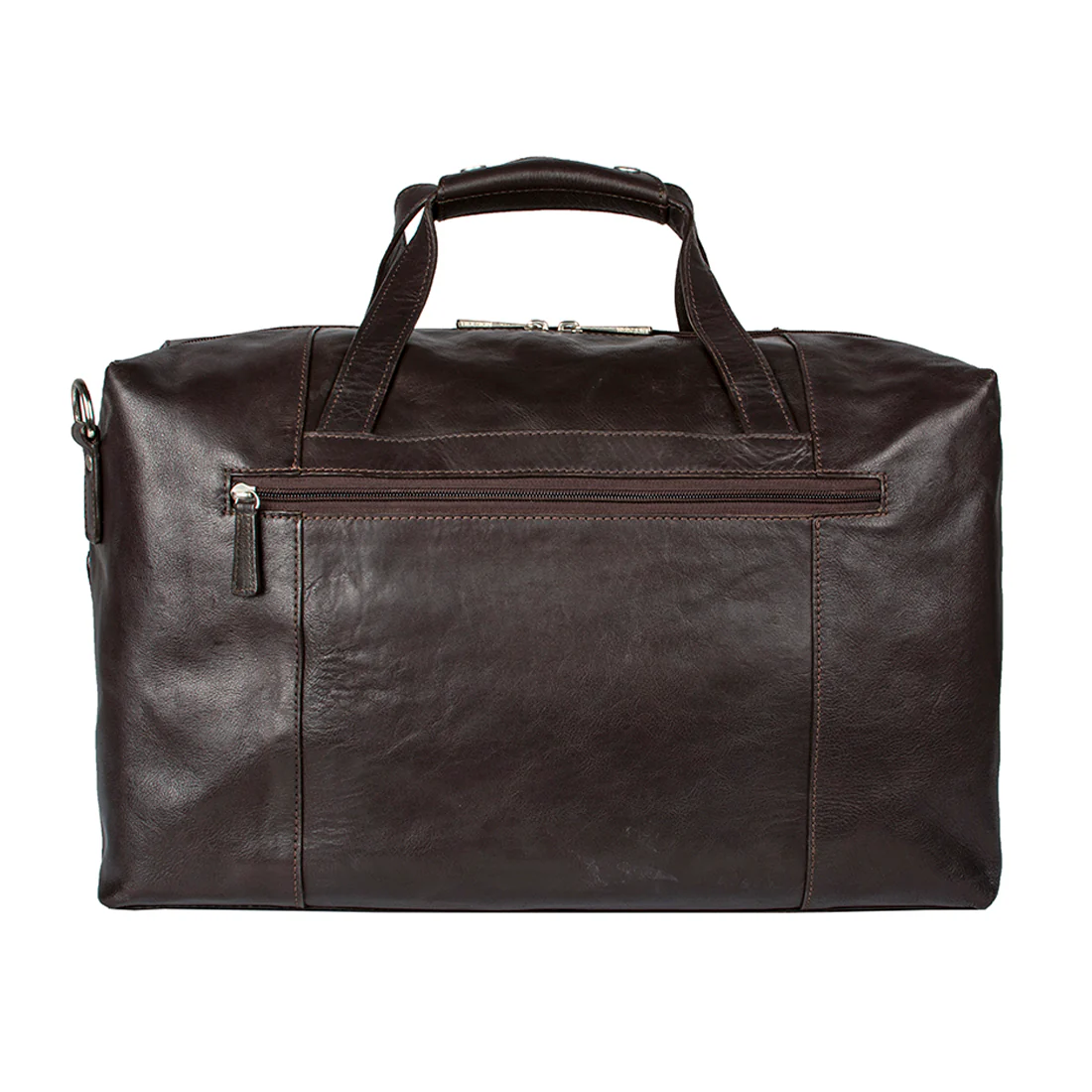 Nicholson 04 Brown Leather Duffle Bag - Image 3