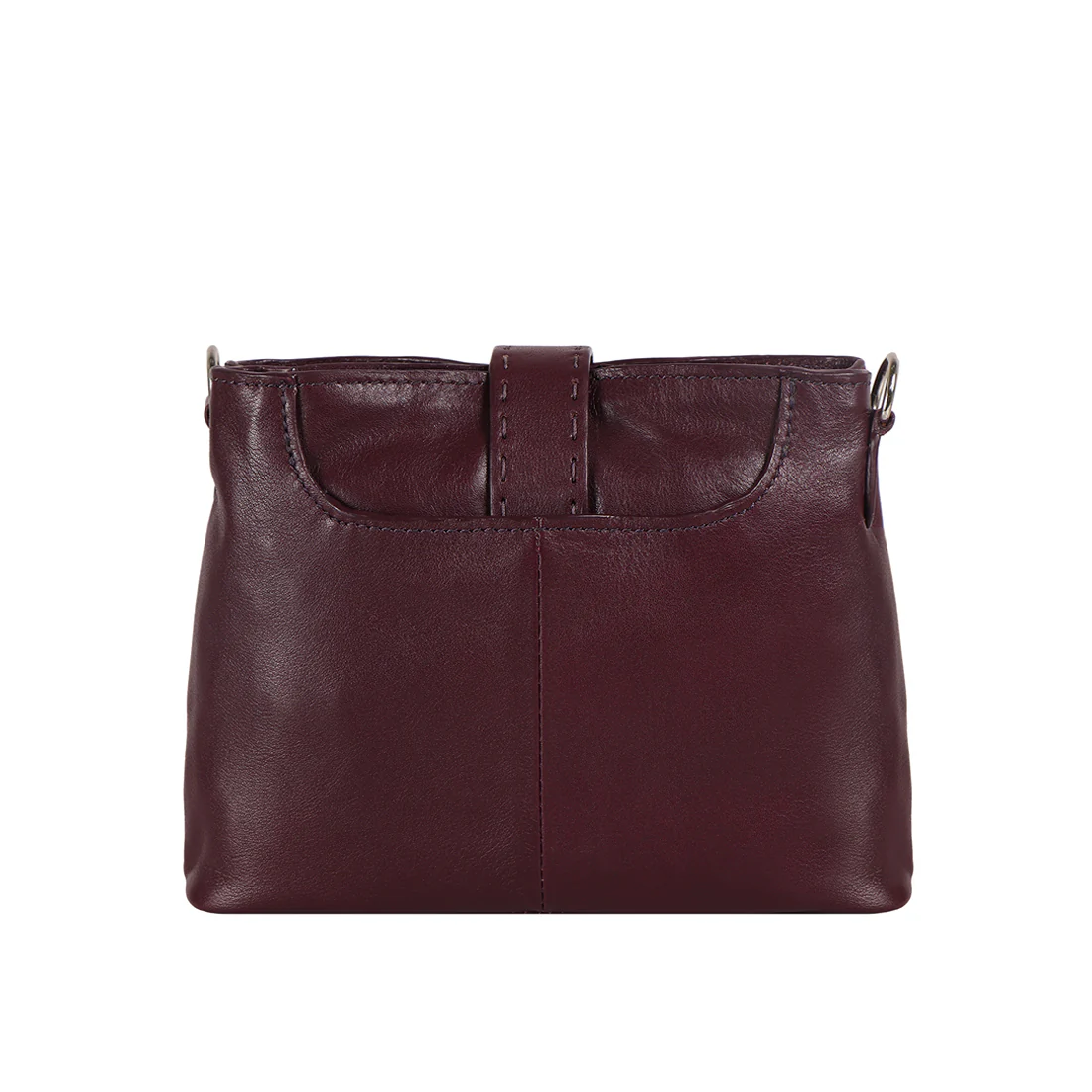 Norah W1 Purple Leather Sling Wallet - Image 3