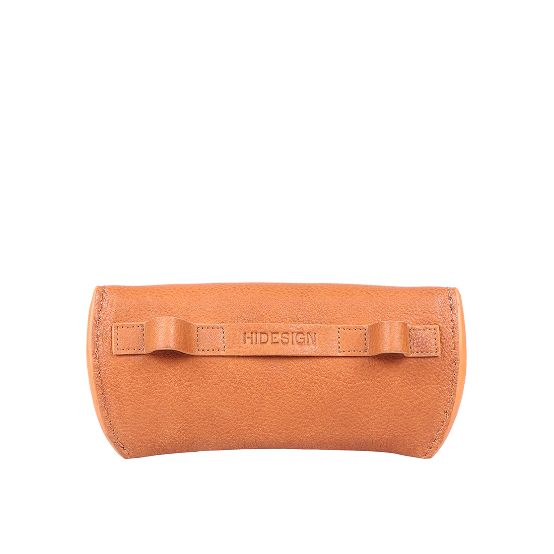 Nori Orange Leather Sunglass Holder - Image 4