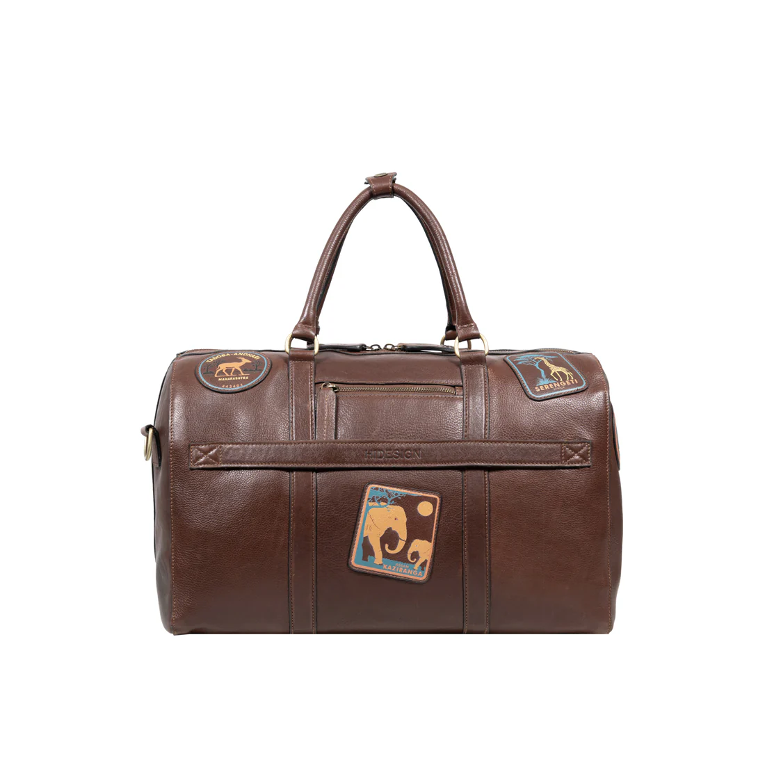 Okavango 02 Tan Leather Duffle Bag - Image 6