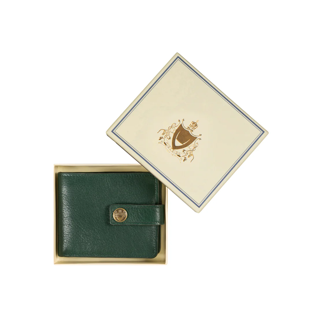 Okavango W2 Green Leather Bi-Fold Wallet - Image 7