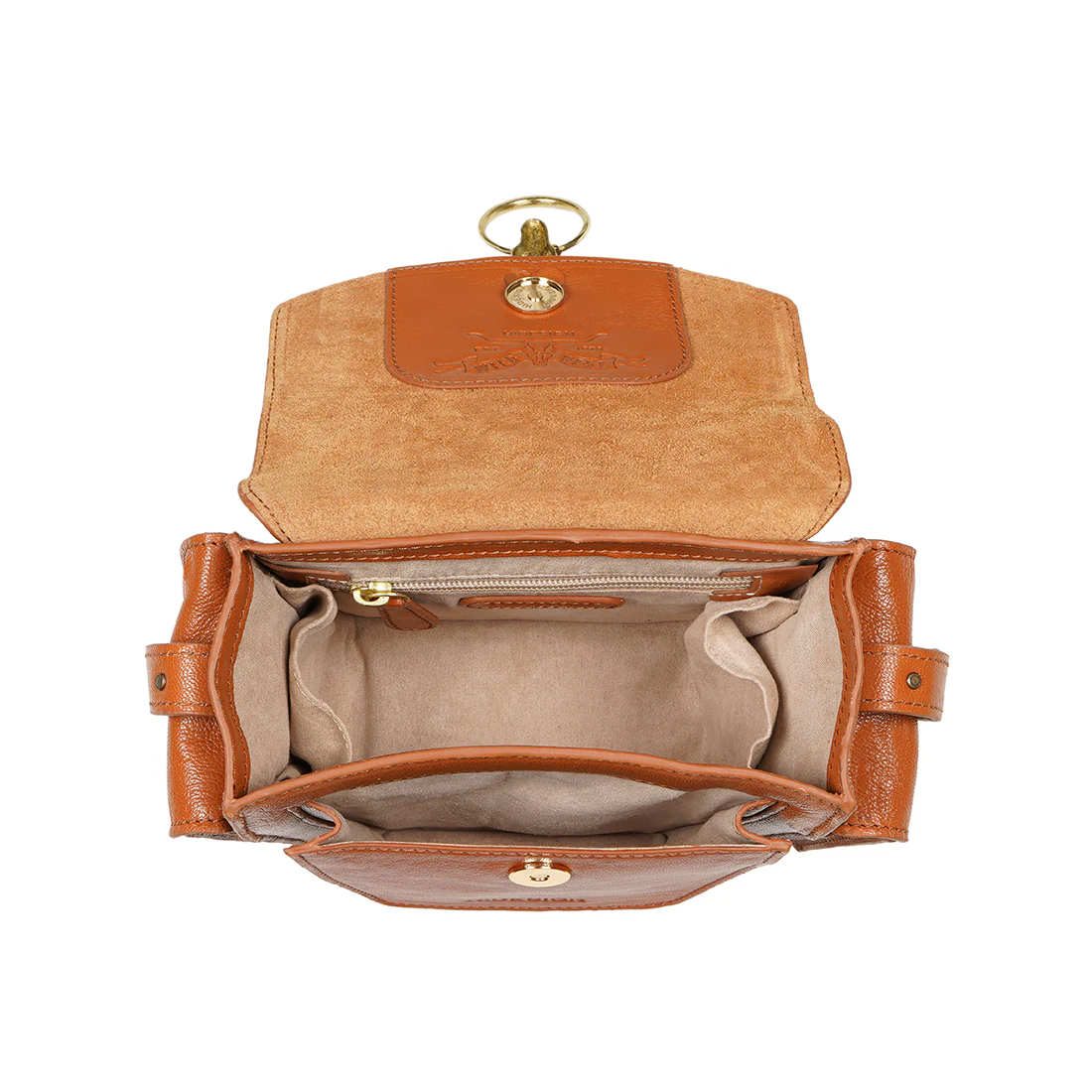 Oklahoma 01 Tan Leather Sling Bag - Image 6