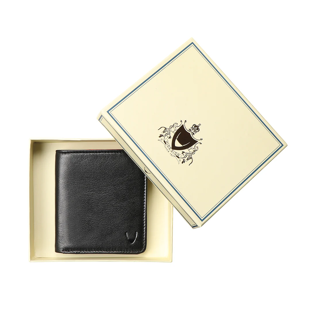 Oona W4 Black Leather Bi-Fold Wallet - Image 9