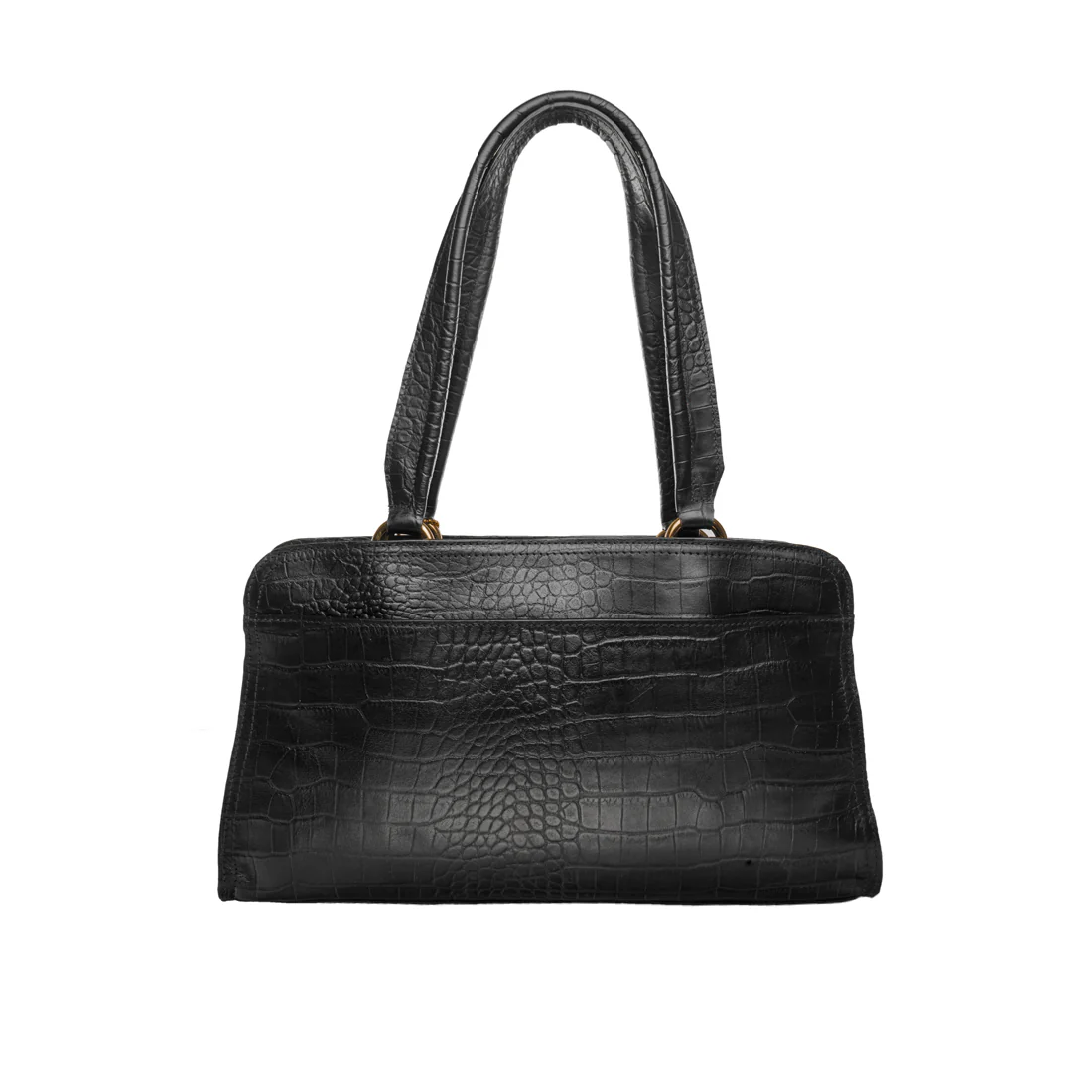 Orsay 03 Black Leather Tote Bag - Image 3