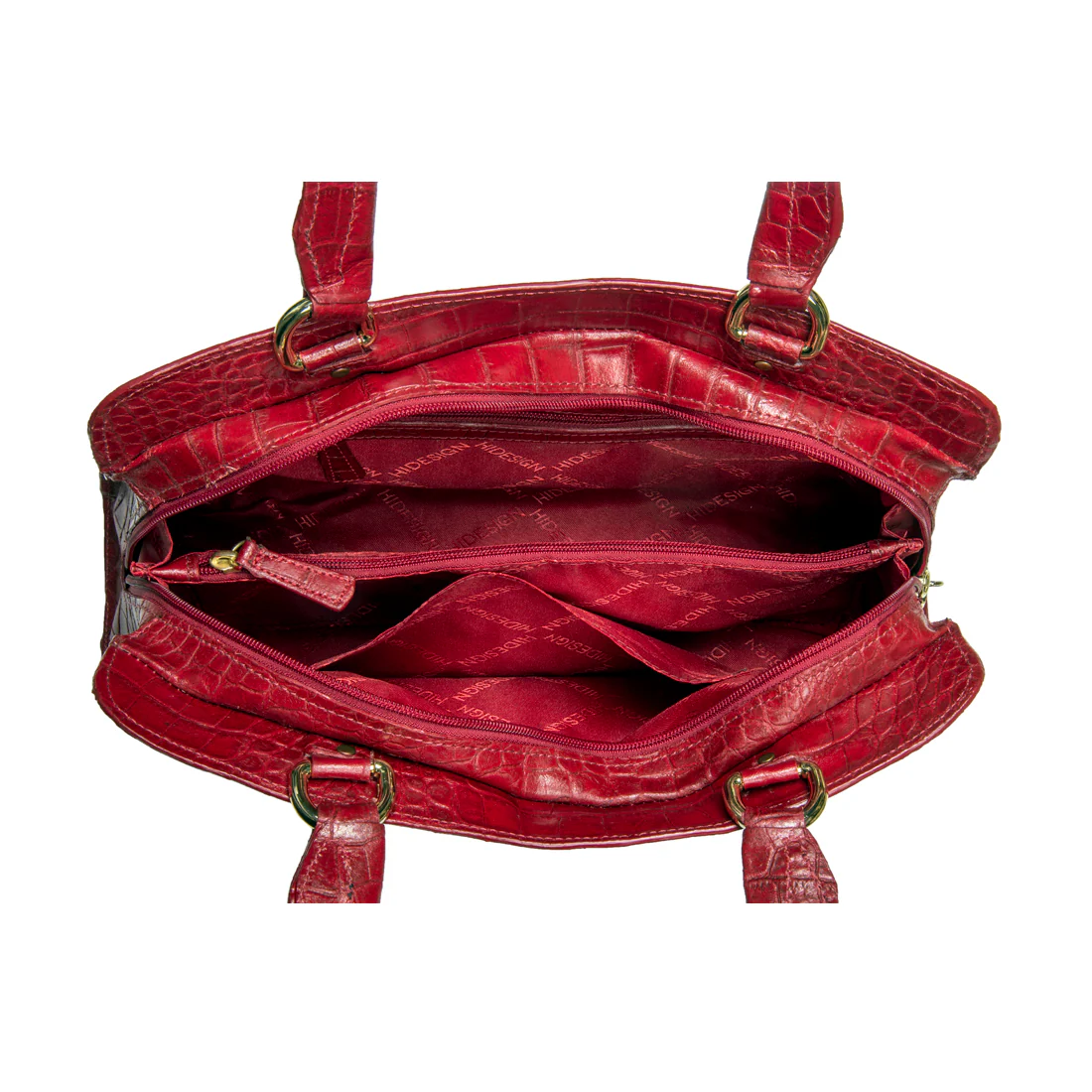 Orsay 03 Red Leather Tote Bag - Image 5