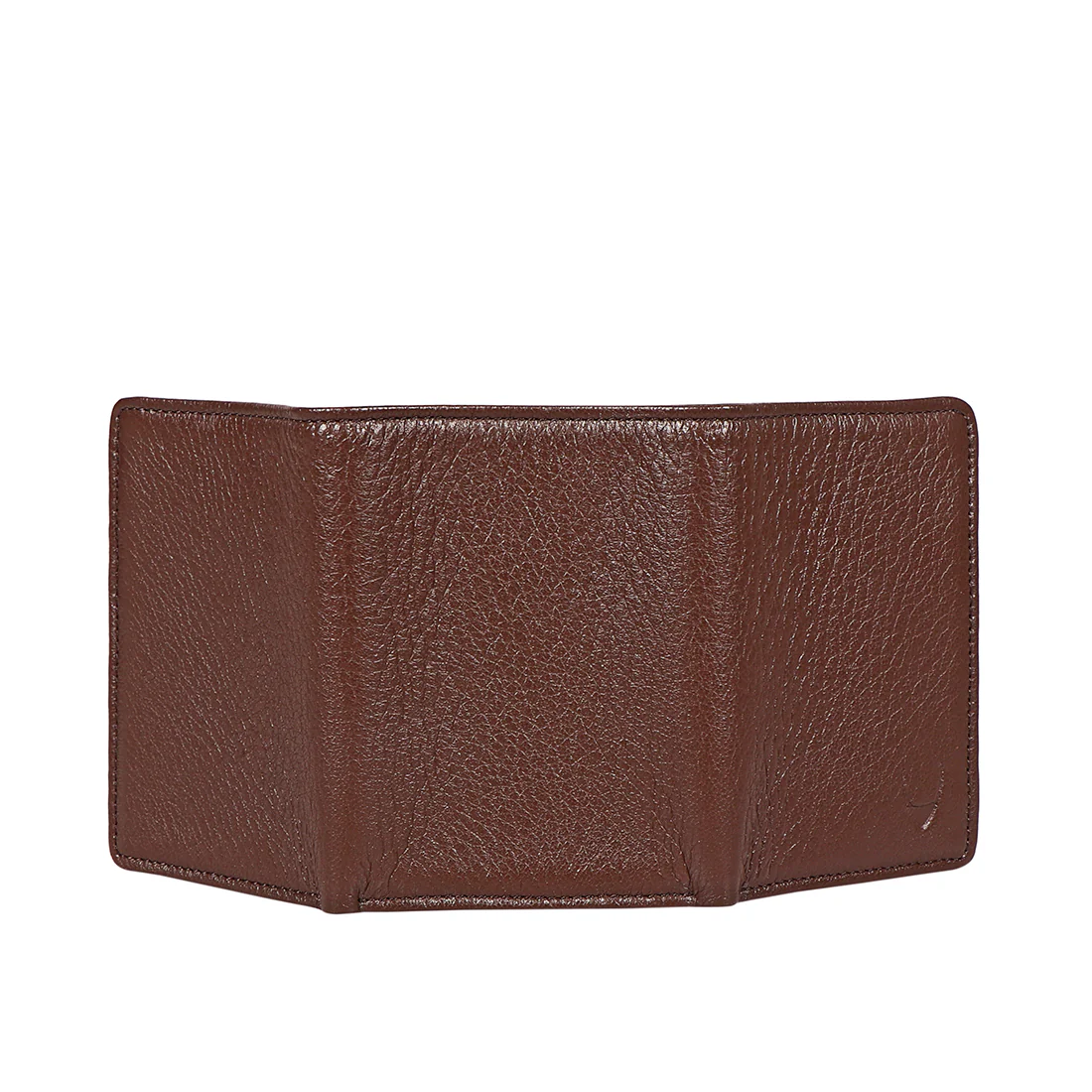 Oshunw3 Brown Leather Trifold Wallet - Image 4