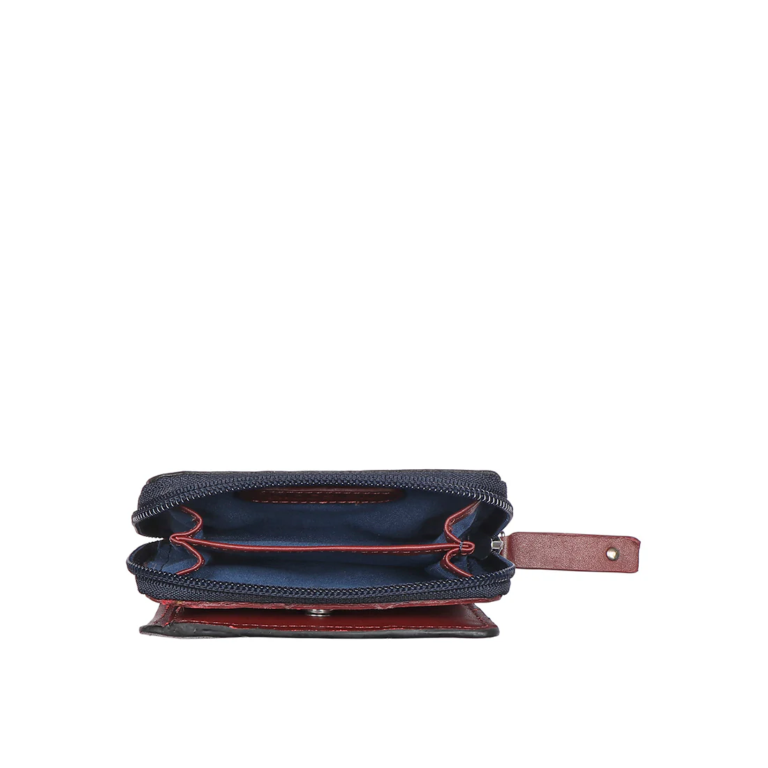 Ovalle W5 Blue Leather Pocket Wallet - Image 8