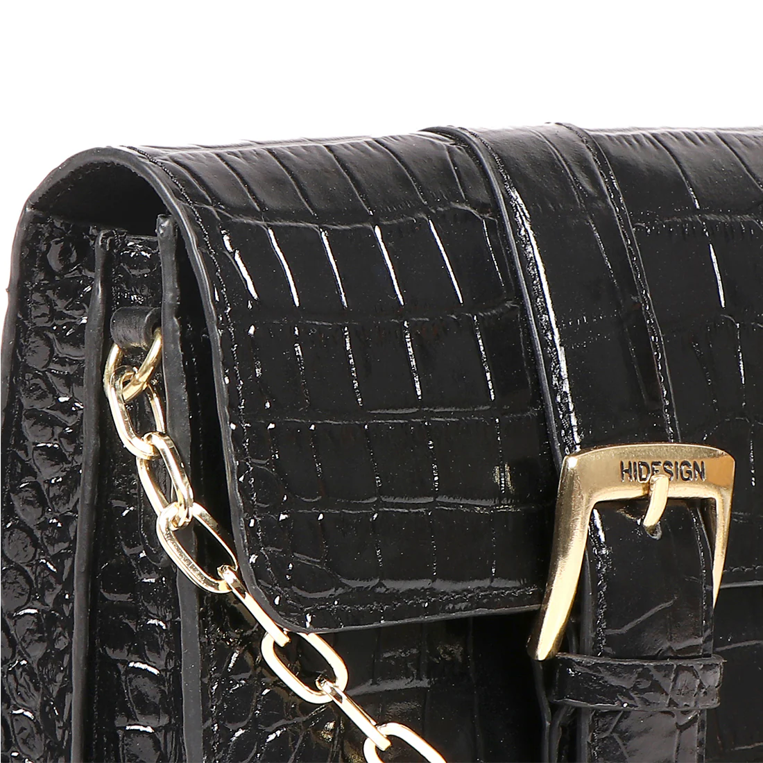 Oxford 01 Black Leather Sling Bag - Image 5
