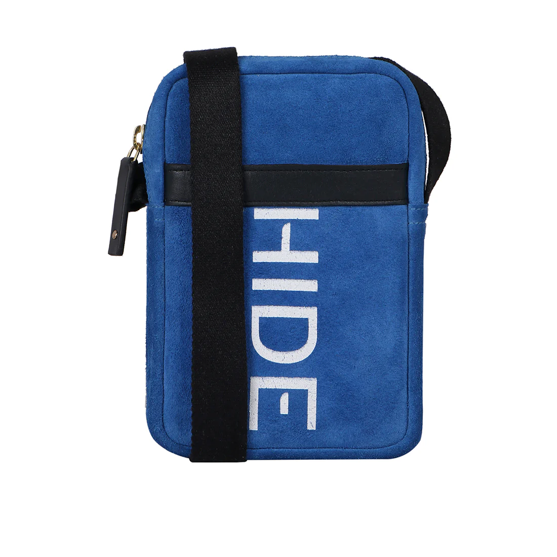 Palo Alto Blue Leather Crossbody