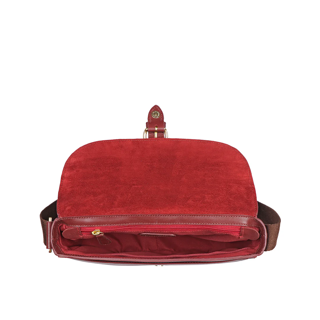 Pampas 02 Marsala Leather Sling Bag - Image 6