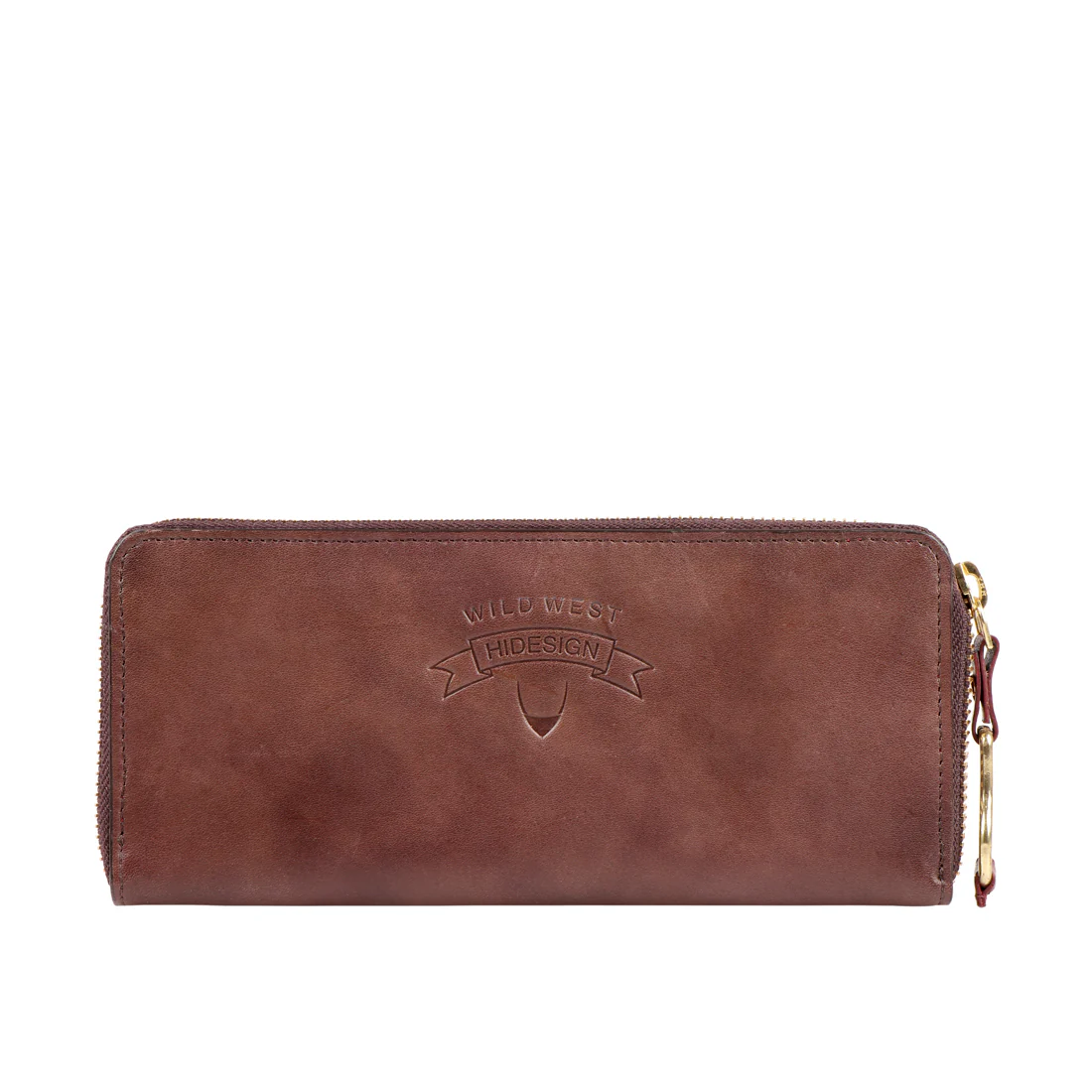 Pearl Hart W1  Brown Leather Zip Around Wallet - Image 4