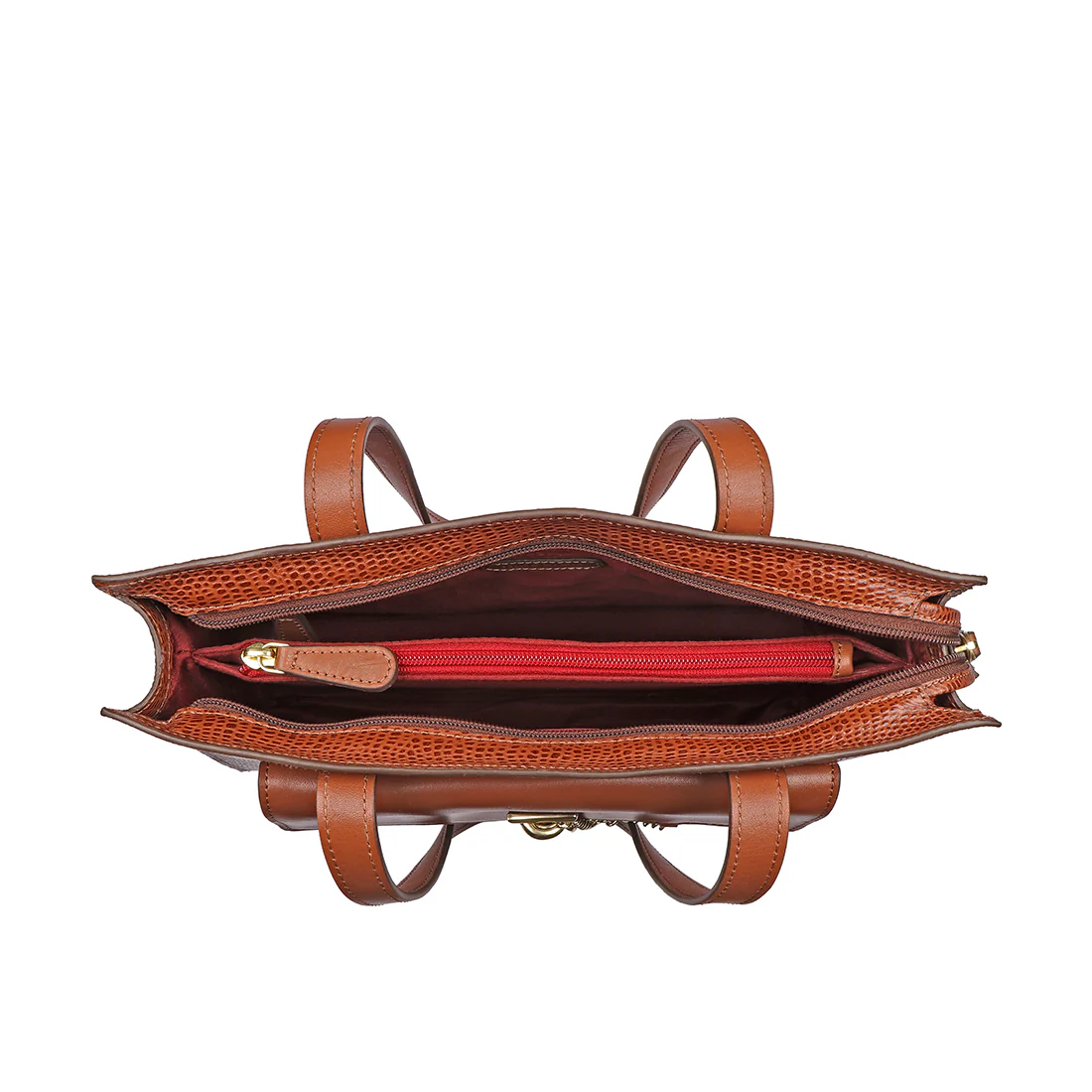 Peggy 01 Tan Leather Shoulder Bag - Image 6