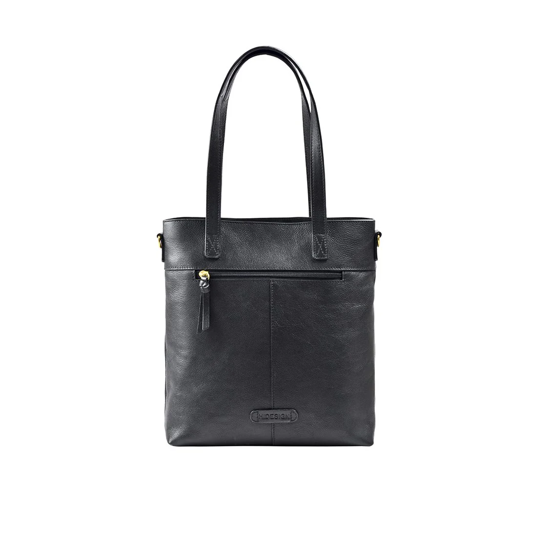 Pepper 01 Black Leather Satchel - Image 4