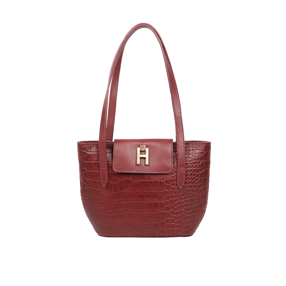 Peru 02 Red Leather Tote Bag - Image 2