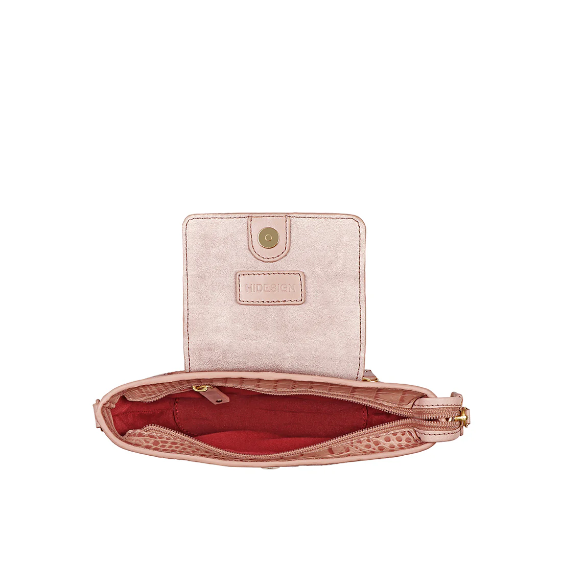 Peru 04 Pink Leather Sling Bag - Image 6