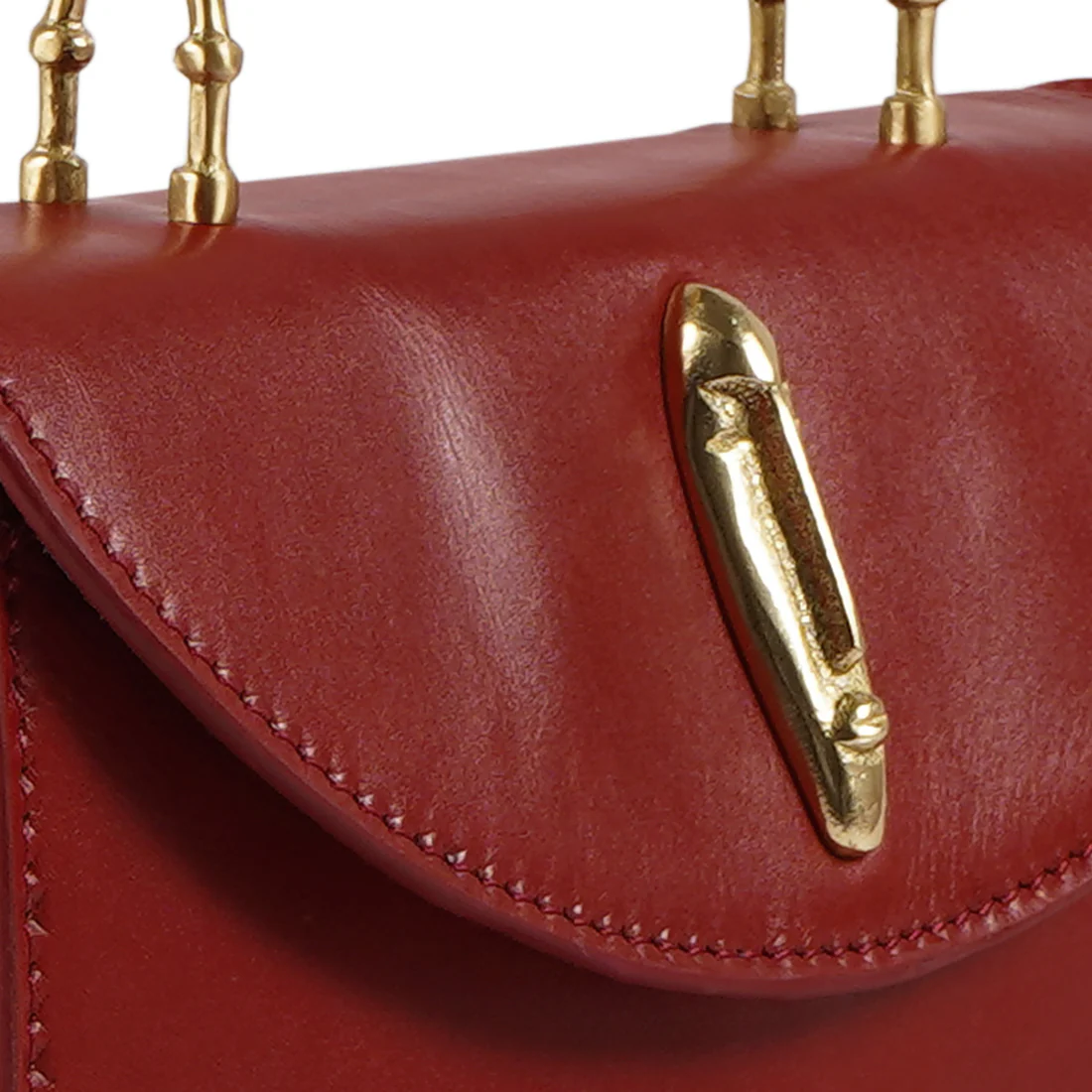 Pharaoh  03 Red Leather Sling Bag - Image 5