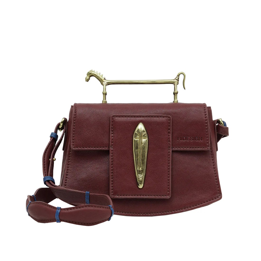 Pharaoh  04 Red Leather Sling Bag - Image 2