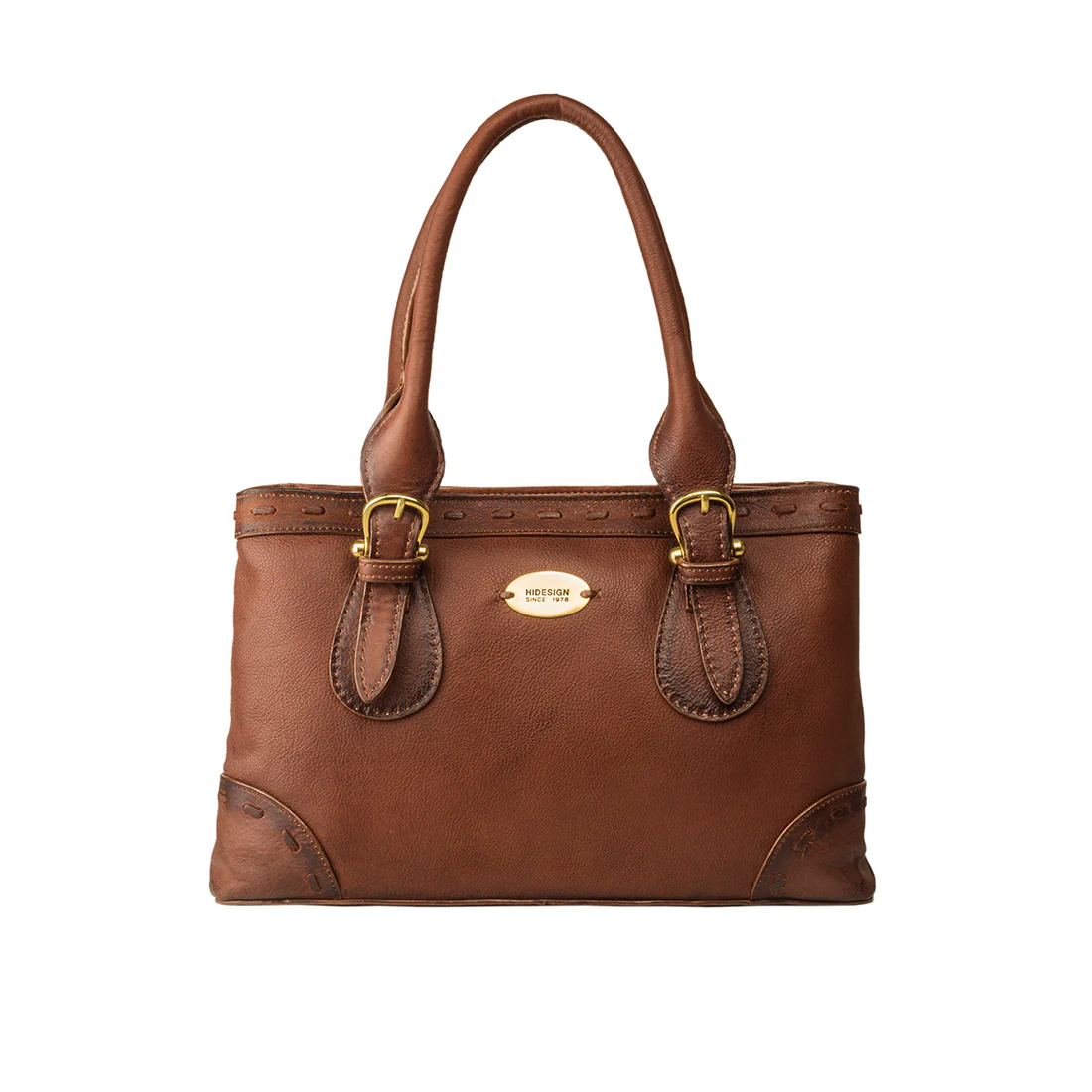 Pheme 02 Tan Leather Tote Bag