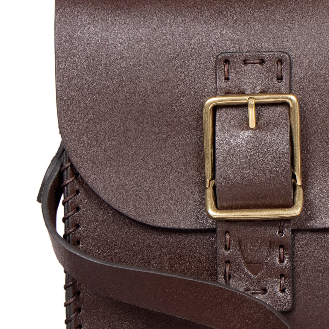 Piazza Brown Leather Crossbody - Image 5