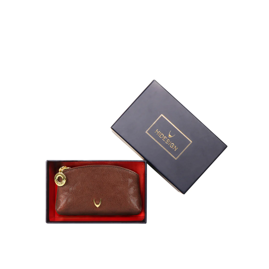 Pippin Brown Leather Coin Pouch - Image 8