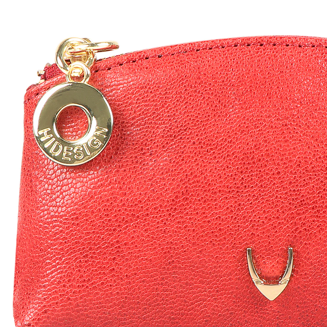 Pippin Red Leather Coin Pouch - Image 6