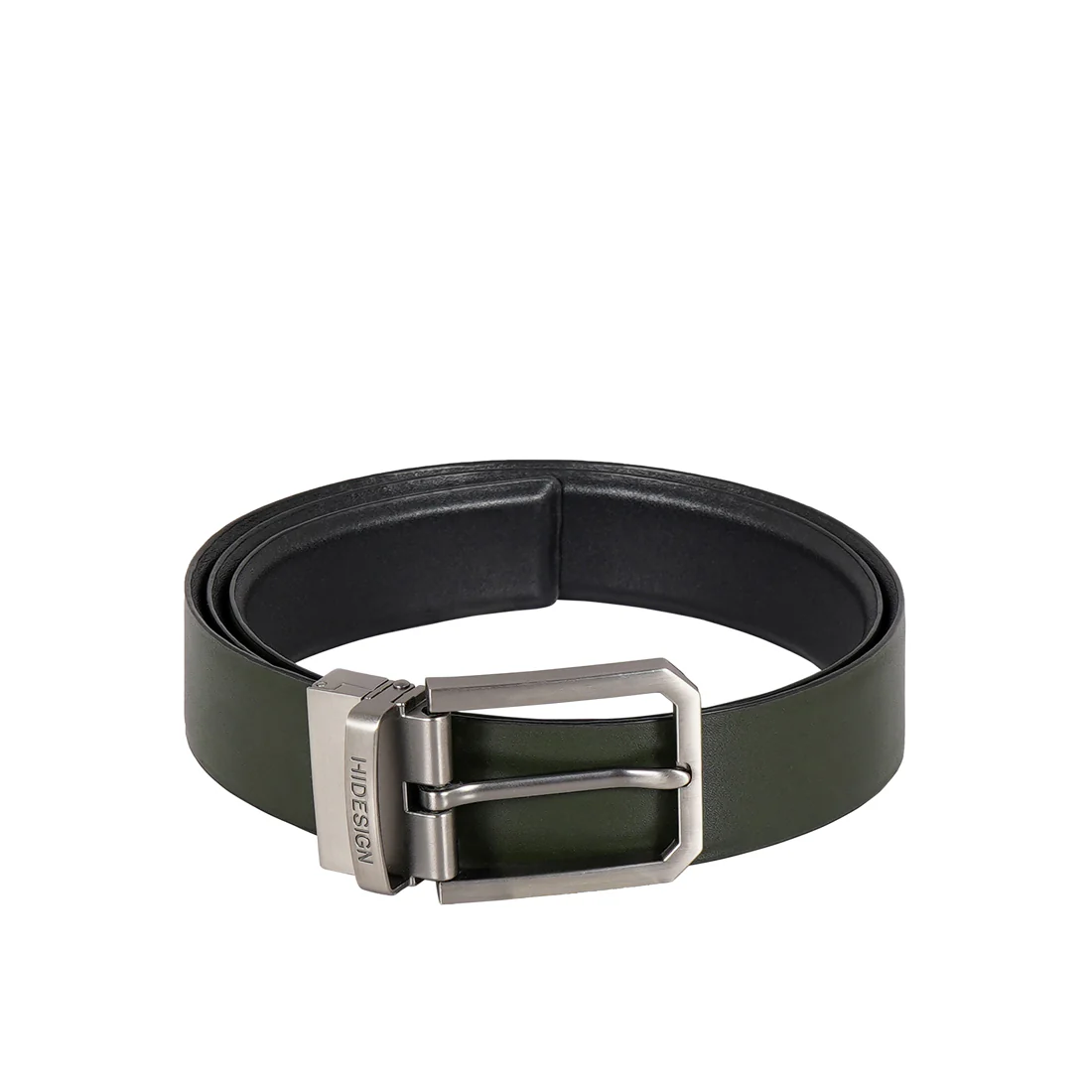 Pique Adison Men's Black Reversible Leather Belt - Image 5