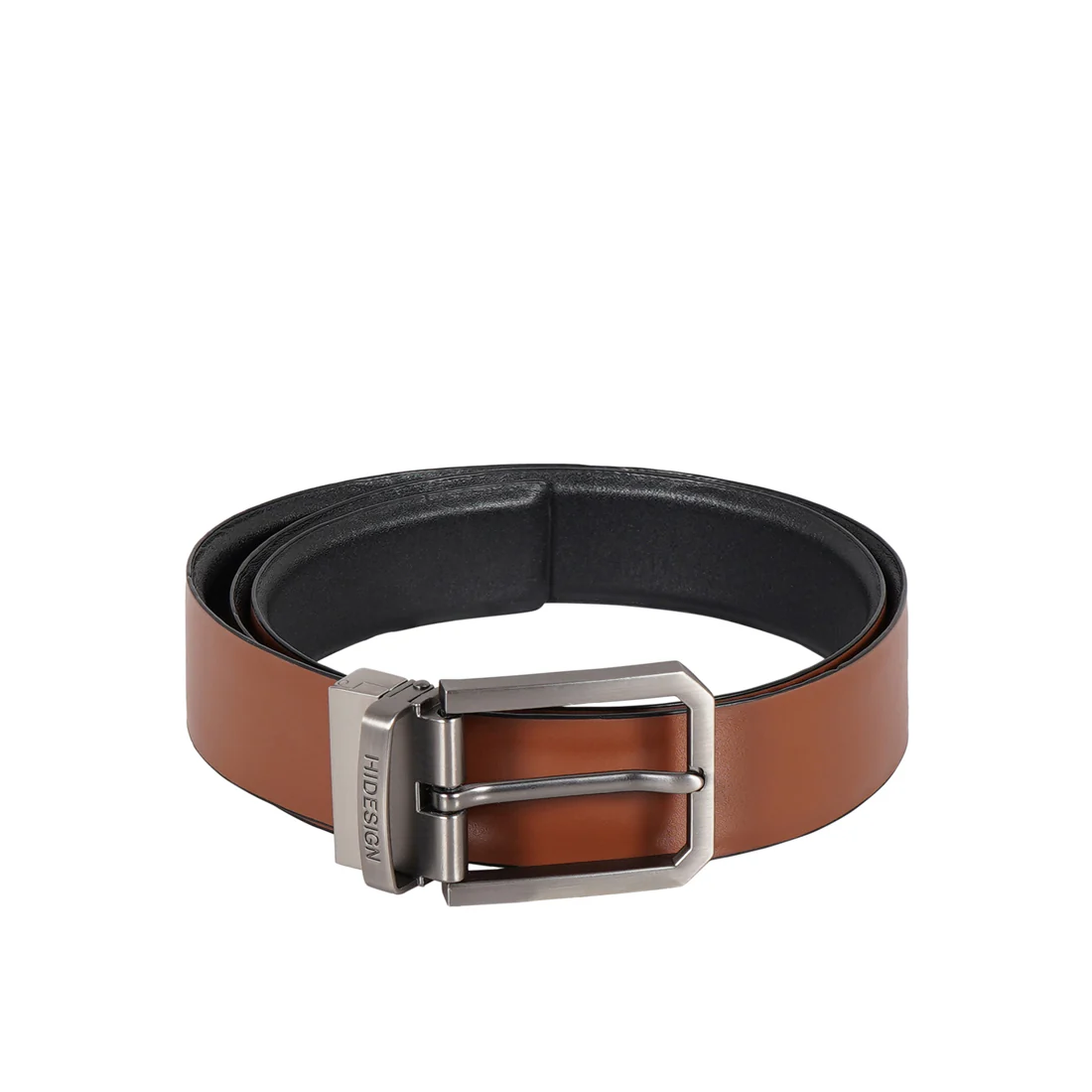 Pique Adison Men's Black Reversible Leather Belt - Image 5