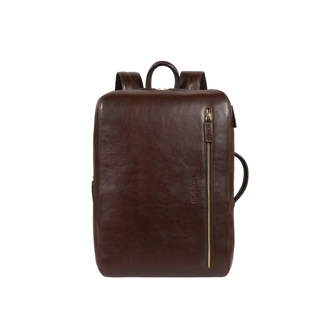 Pisco 02 Brown Leather Backpack - Image 3