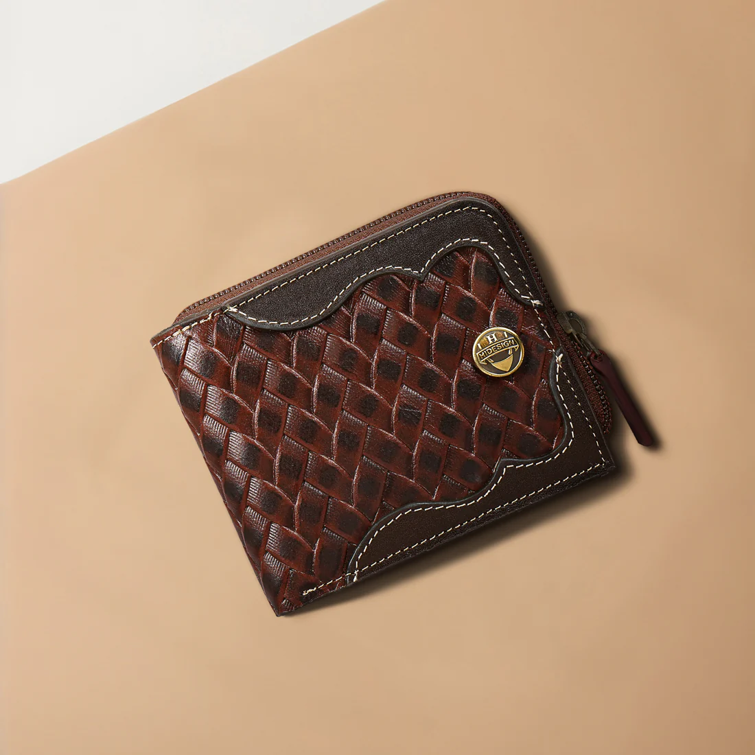 Pisco W2 Tan Leather Bi-Fold Wallet - Image 2