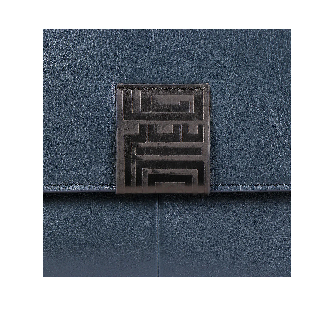 Portobello 01 Blue Leather Messenger Bag - Image 6